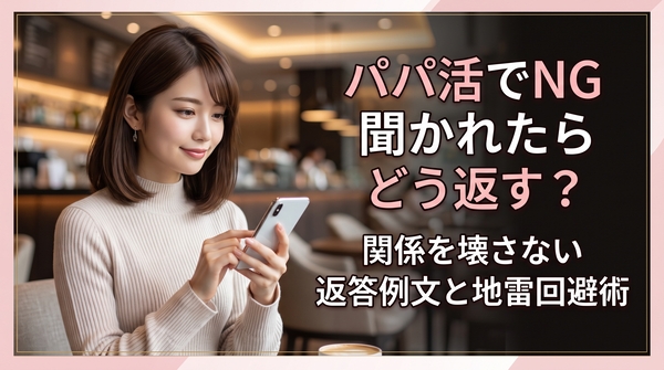 パパ活でNG聞かれたらどう返す?関係を壊さない返答例文と地雷回避術